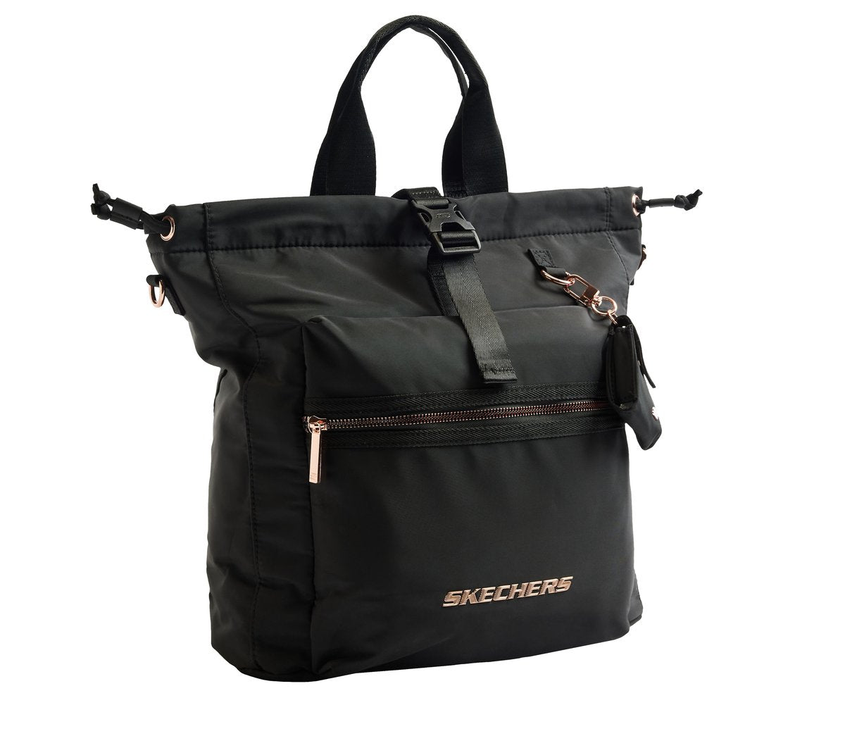 Women Convertible Backpack Buckle Bag