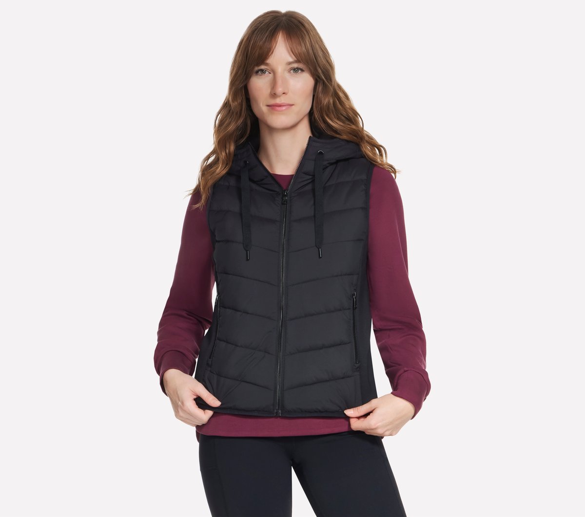 Women Performance Elite Cozy Fit Hooded Vest