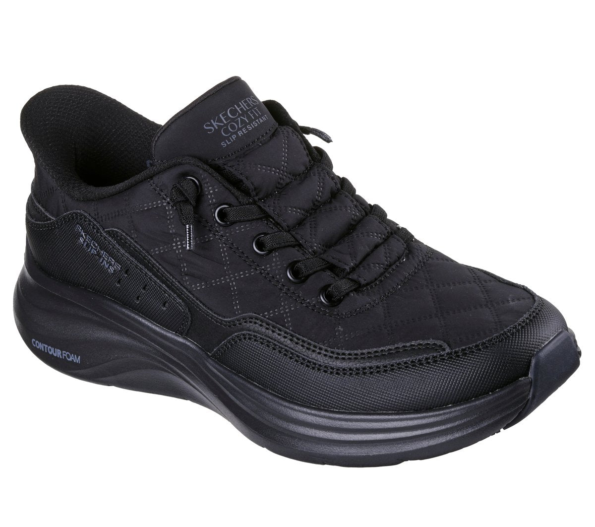 Women Slip-ins Work Slip-Resistant: Contour Foam - Cozy Fit