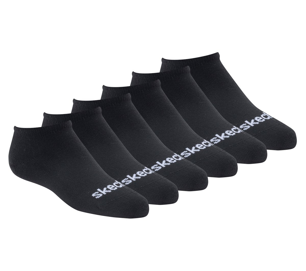 Kids 6 Pack No Show Cotton Socks