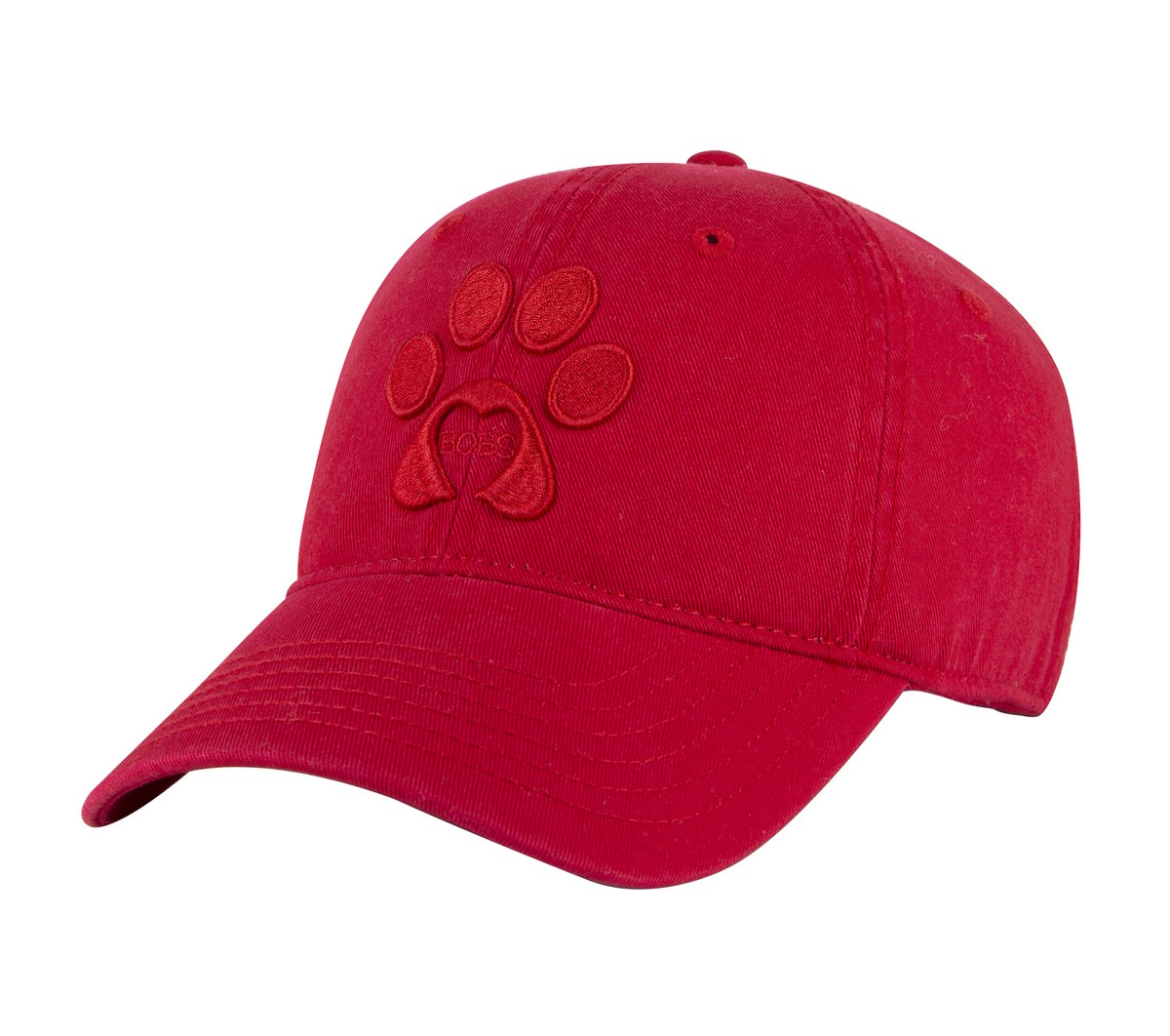 Women Paw Print Twill Washed Hat