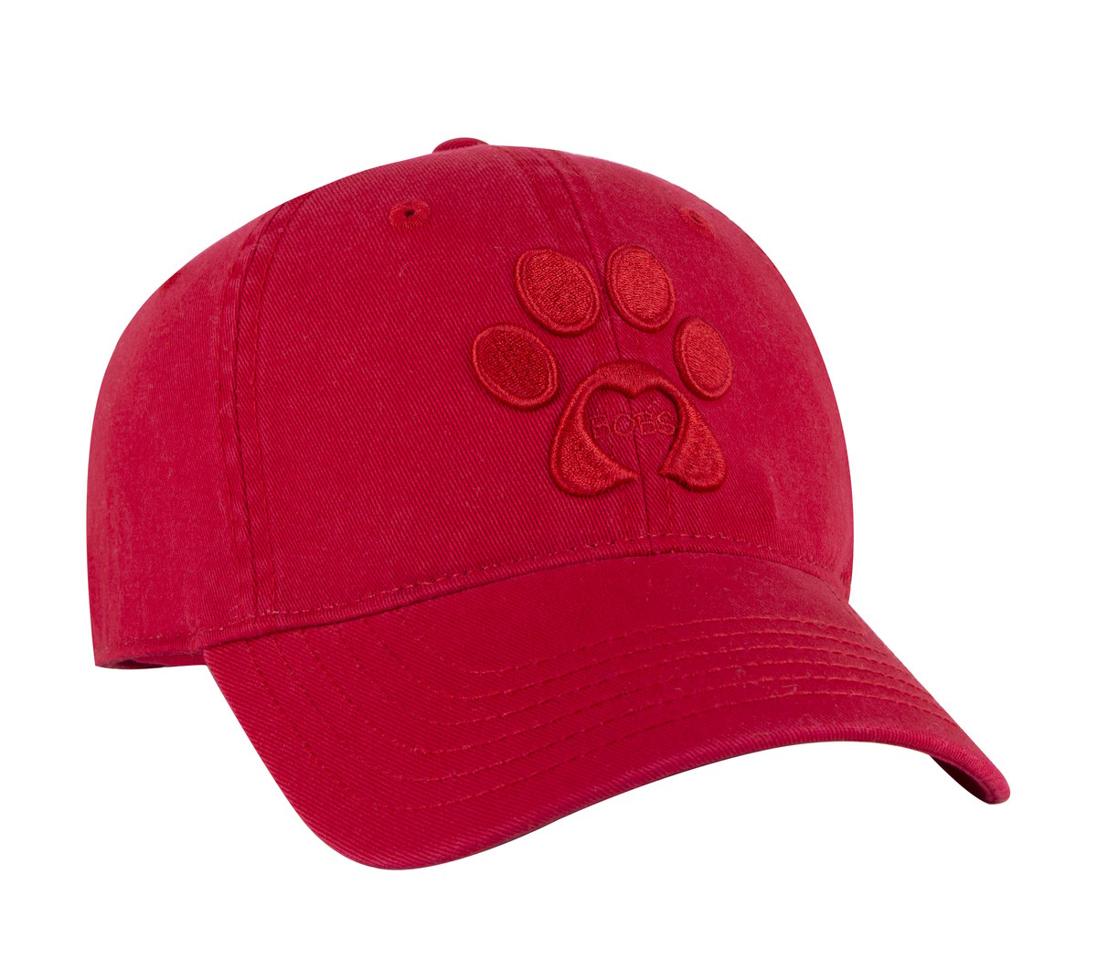 Women Paw Print Twill Washed Hat