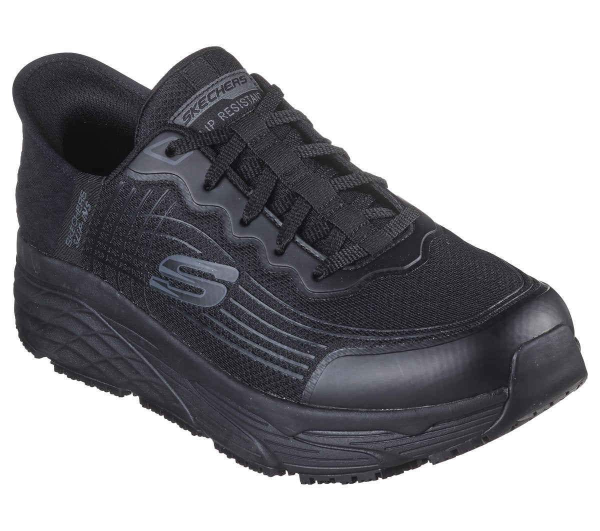 Men Slip-ins Work Slip-Resistant Relaxed Fit: Max Cushioning Elite - Remmal