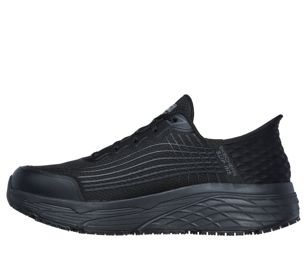 Men Slip-ins Work Slip-Resistant Relaxed Fit: Max Cushioning Elite - Remmal