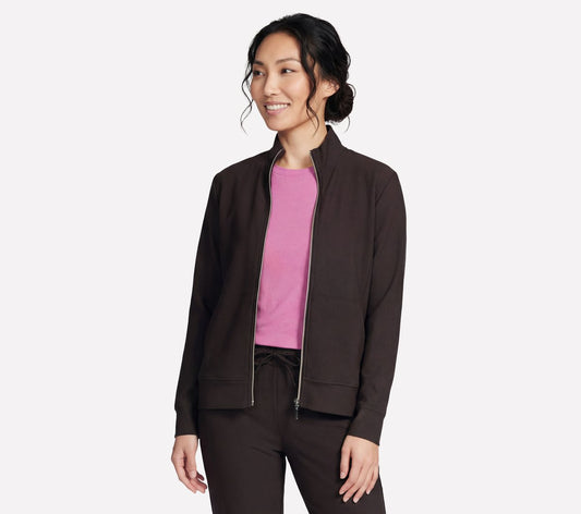 Women GO Luxe Rib Everyday Full Zip Jacket