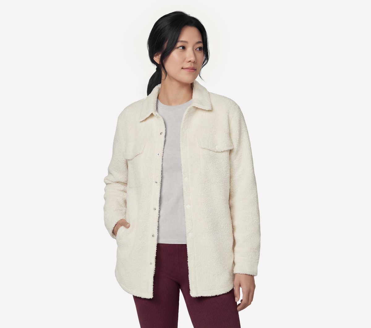 Women Sherpa Shacket