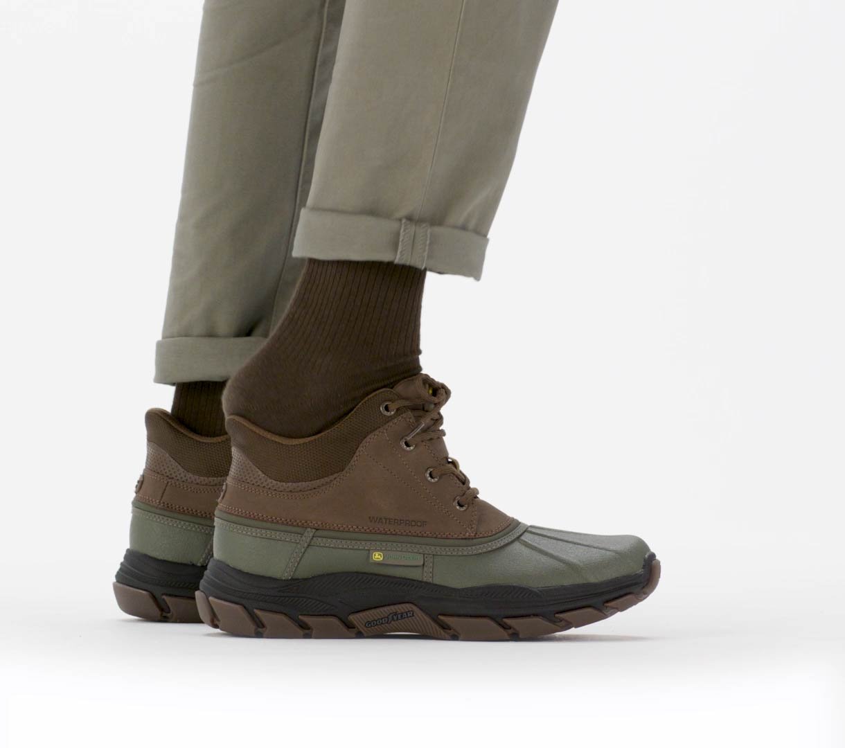 Men Slip-ins John Deere Waterproof Relaxed Fit: Respected - Swamper