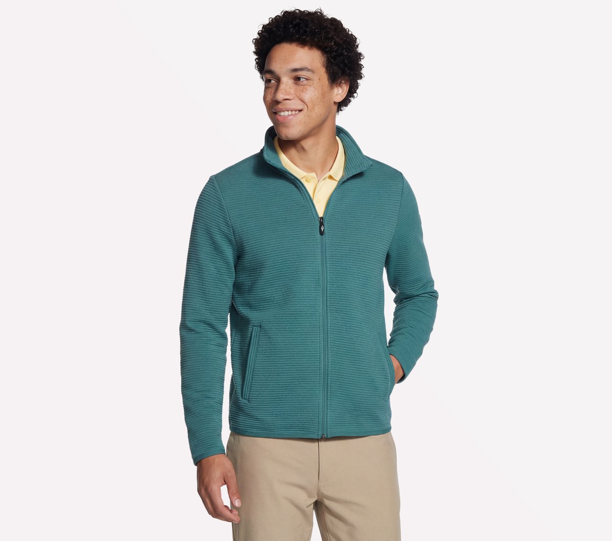 Men The Hoodless Hoodie Ottoman Jacket