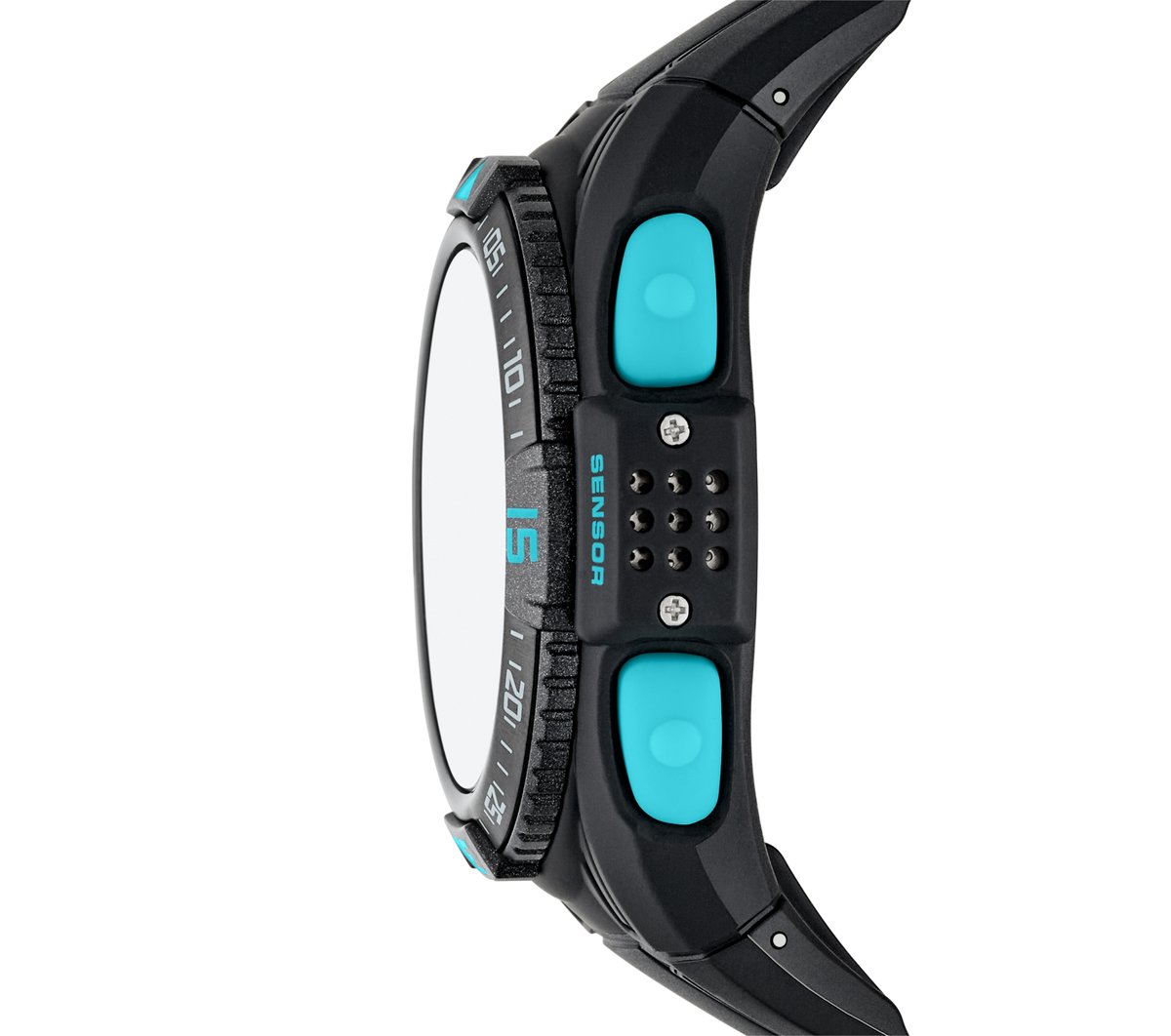 Men Digital Long Strap Watch