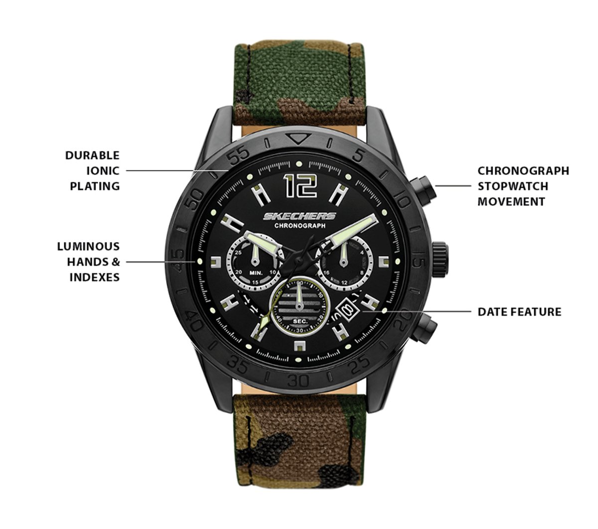 Men Kornblum Camo Watch