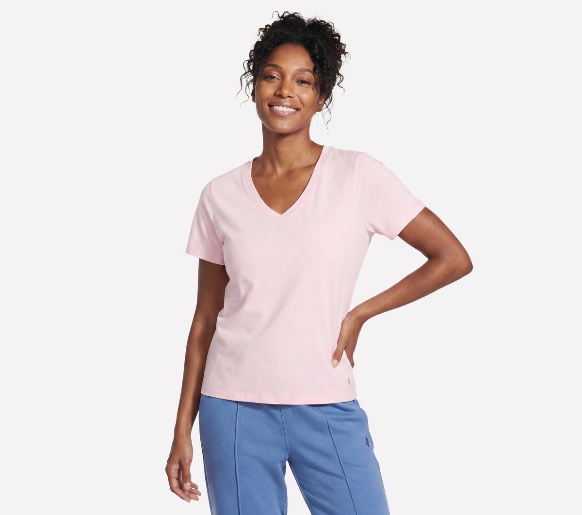 Women Pima V-Neck Tee