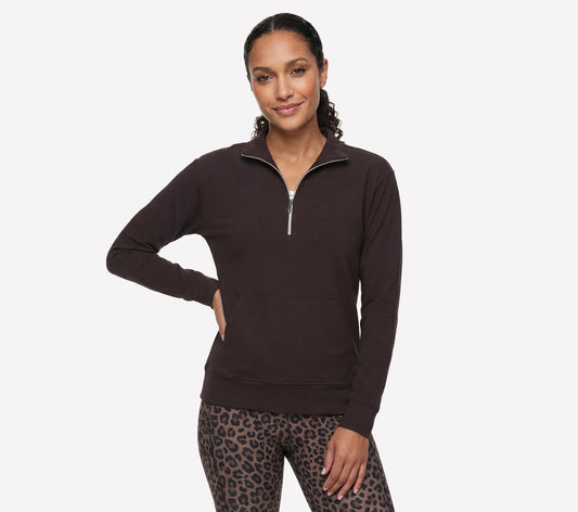Women GO LUXE Rib 1/4 Zip