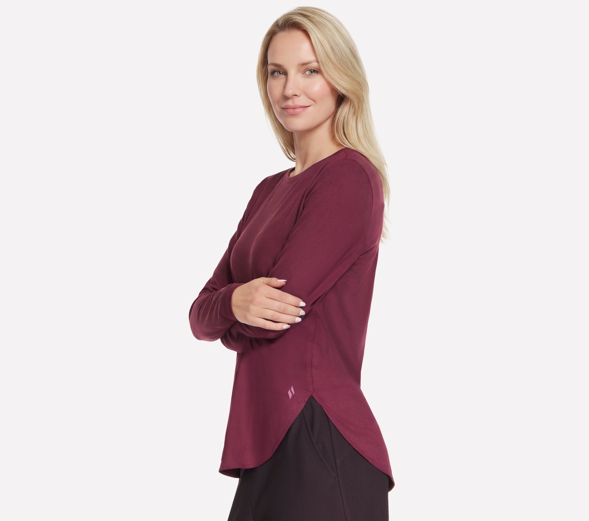 Women GO DRI Swift Long Sleeve Tunic Crew