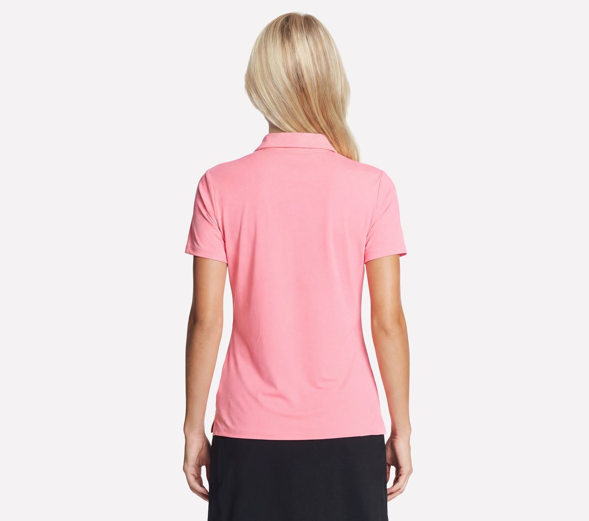 Women GO GOLF Short Sleeve Birdie Zip Front Polo