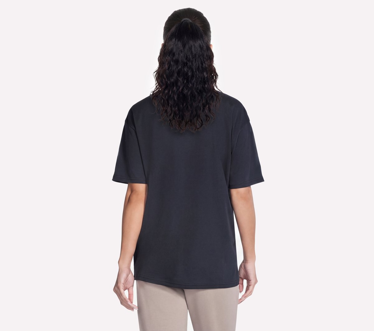 Women Script Diamond Studded Short Sleeve Tee