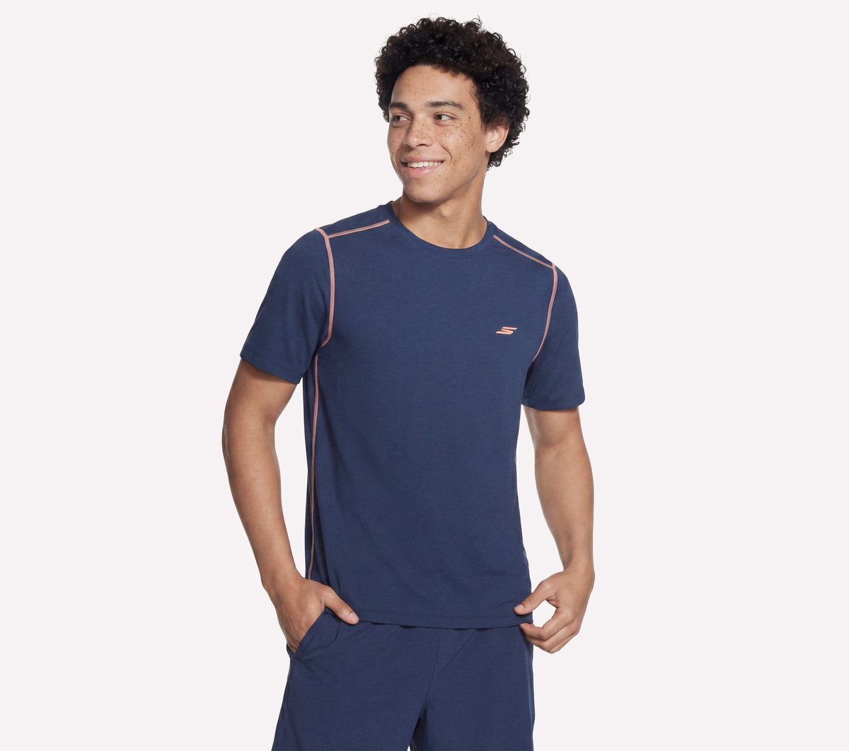 Men GO RUN Vapor Tee