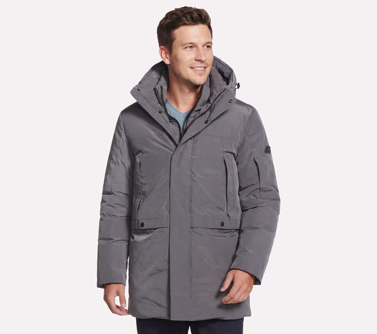 Men Non-Quilted Parka