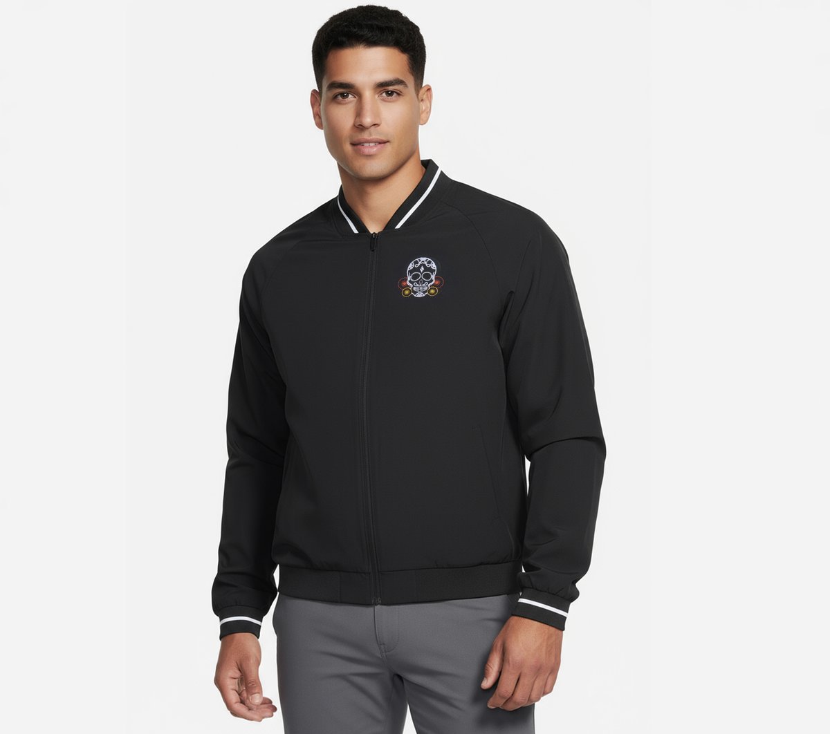 Men Dia de Muertos Bomber Jacket