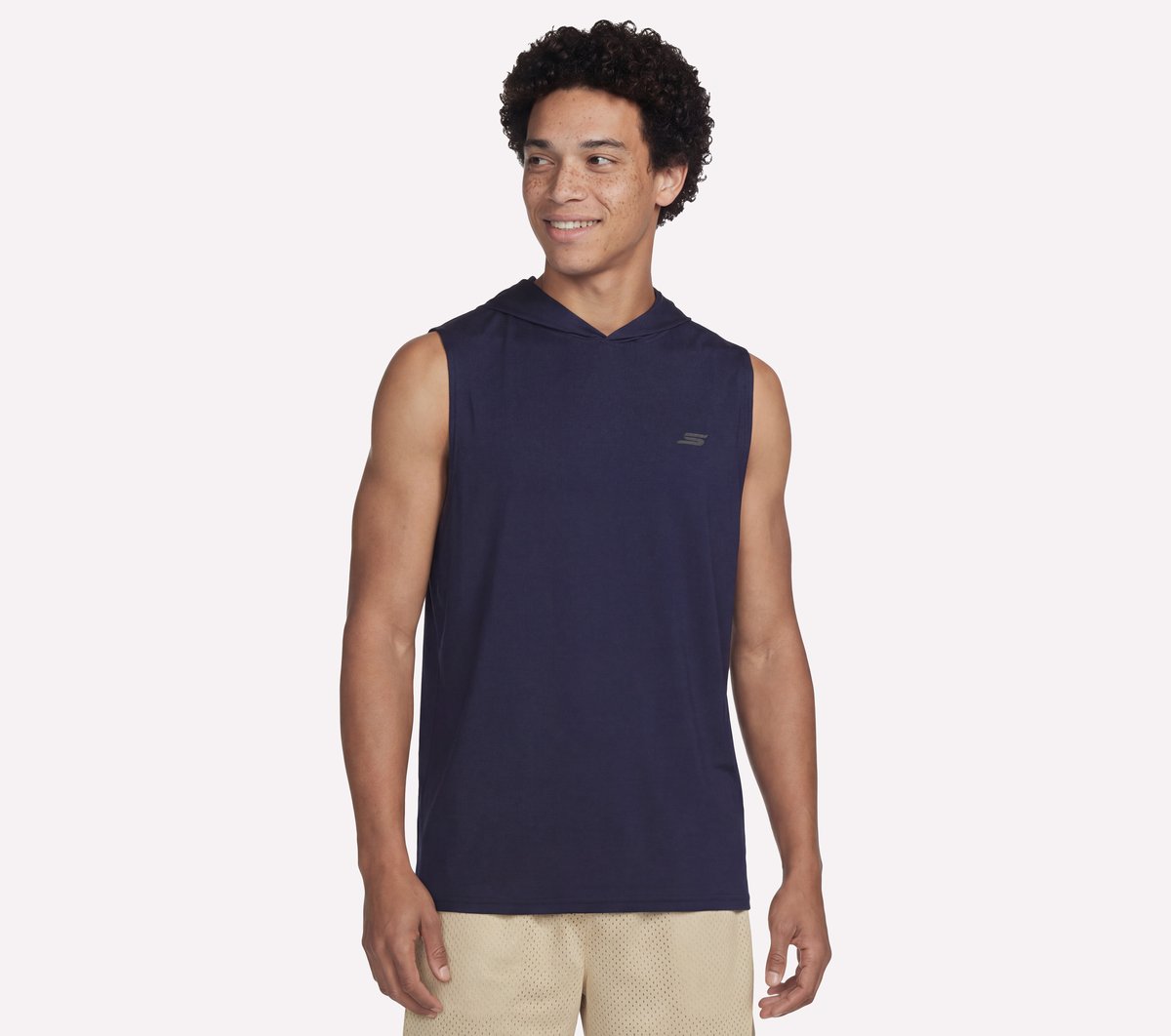 Men Hoops Sleeveless Hoodie
