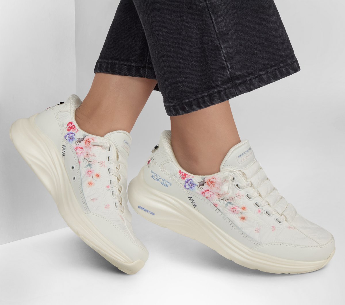 Women Slip-ins: Contour Foam - Cozy Fit Gentle Bloom