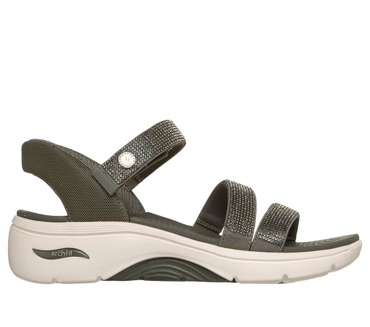 Women Slip-ins Martha Stewart: GO WALK Arch Fit 2.0 Sandal - Brilliance