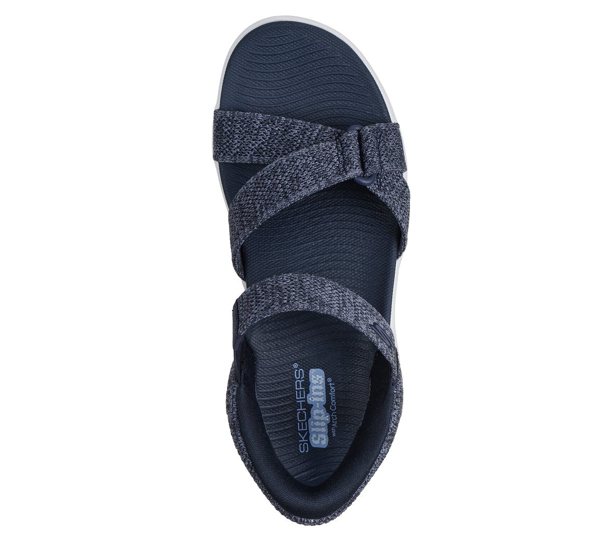 Women Slip-ins: GO WALK Massage Fit Sandal - Heather