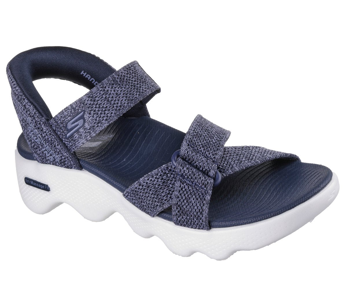 Women Slip-ins: GO WALK Massage Fit Sandal - Heather
