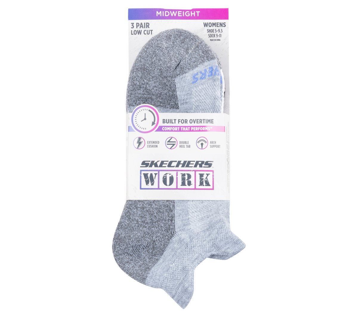 Women Work: Lowcut Heel Tab Socks - 3 Pack