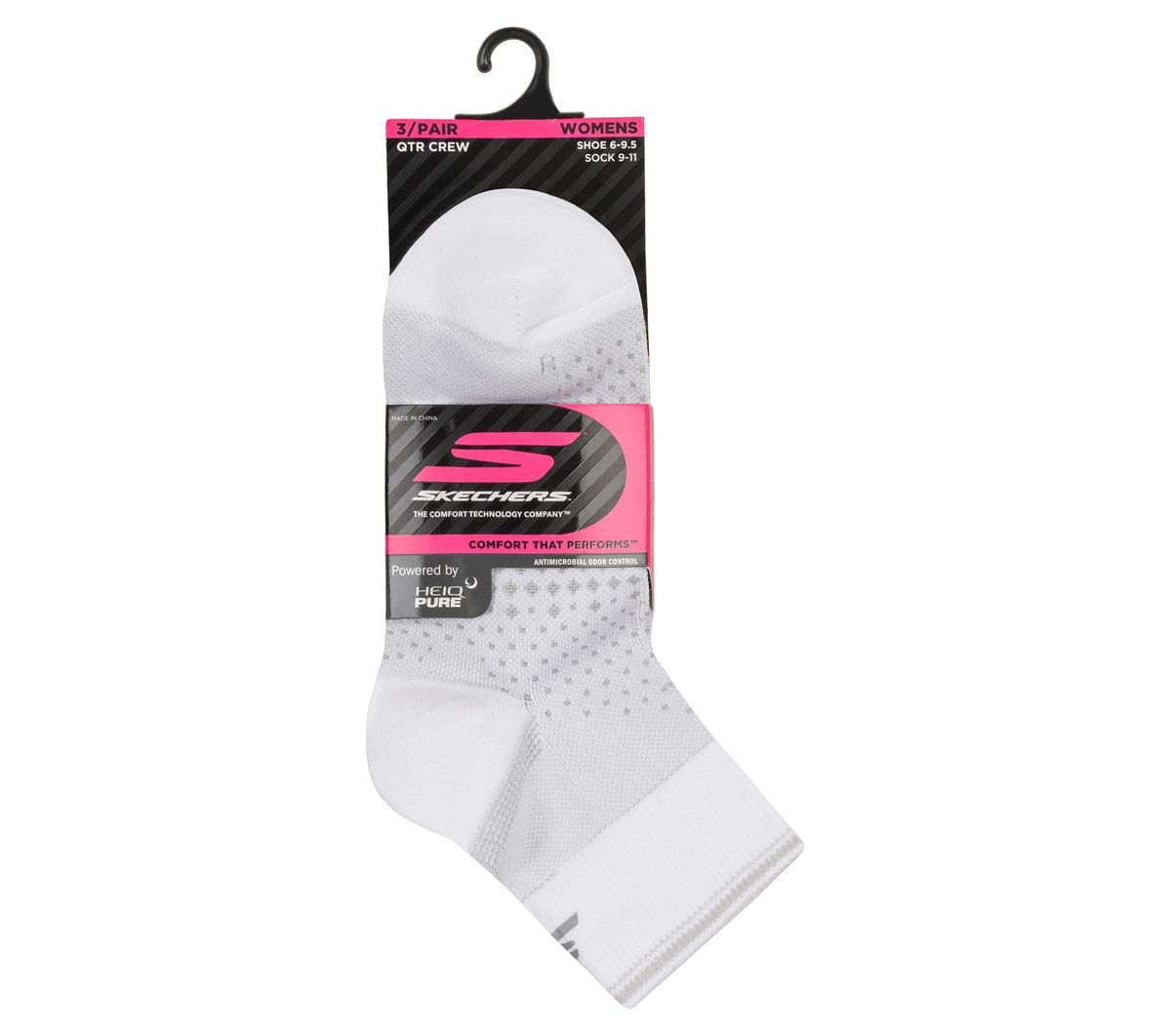 Women 3 Pack Women's Reflective Performance Quarter Socks