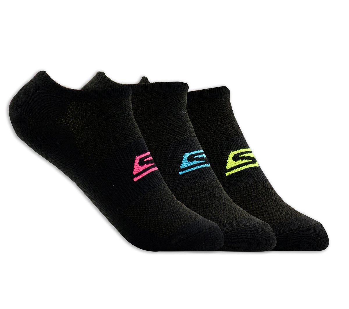 Women 3 Pack No Show Stretch Socks