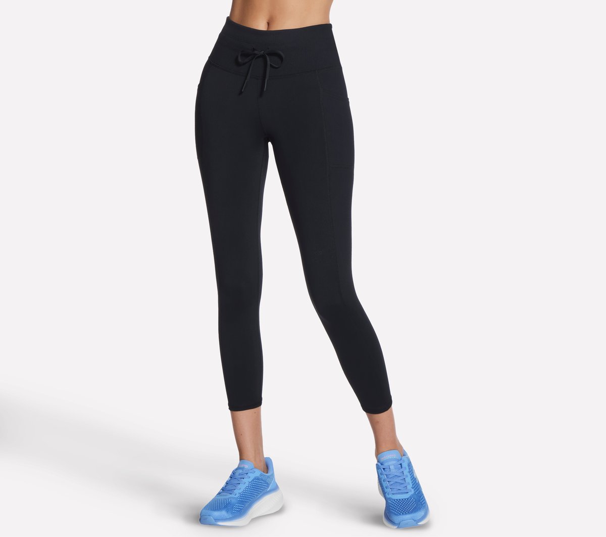 Women GO WALK Rib Mix High Waisted 7/8 Legging