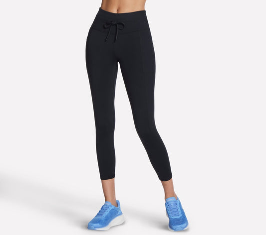 Women GO WALK Rib Mix High Waisted 7/8 Legging