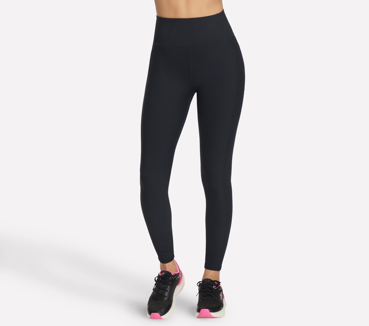 Women GO FLEX RIB Full Length High-Waisted Legging