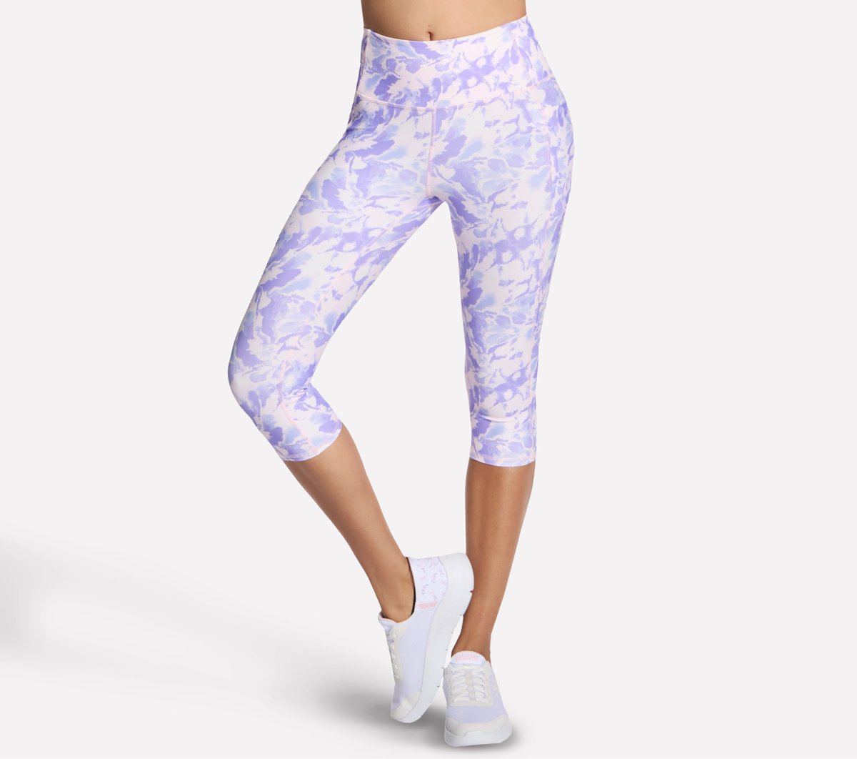 Women GO FLEX Printed High Waisted Capri