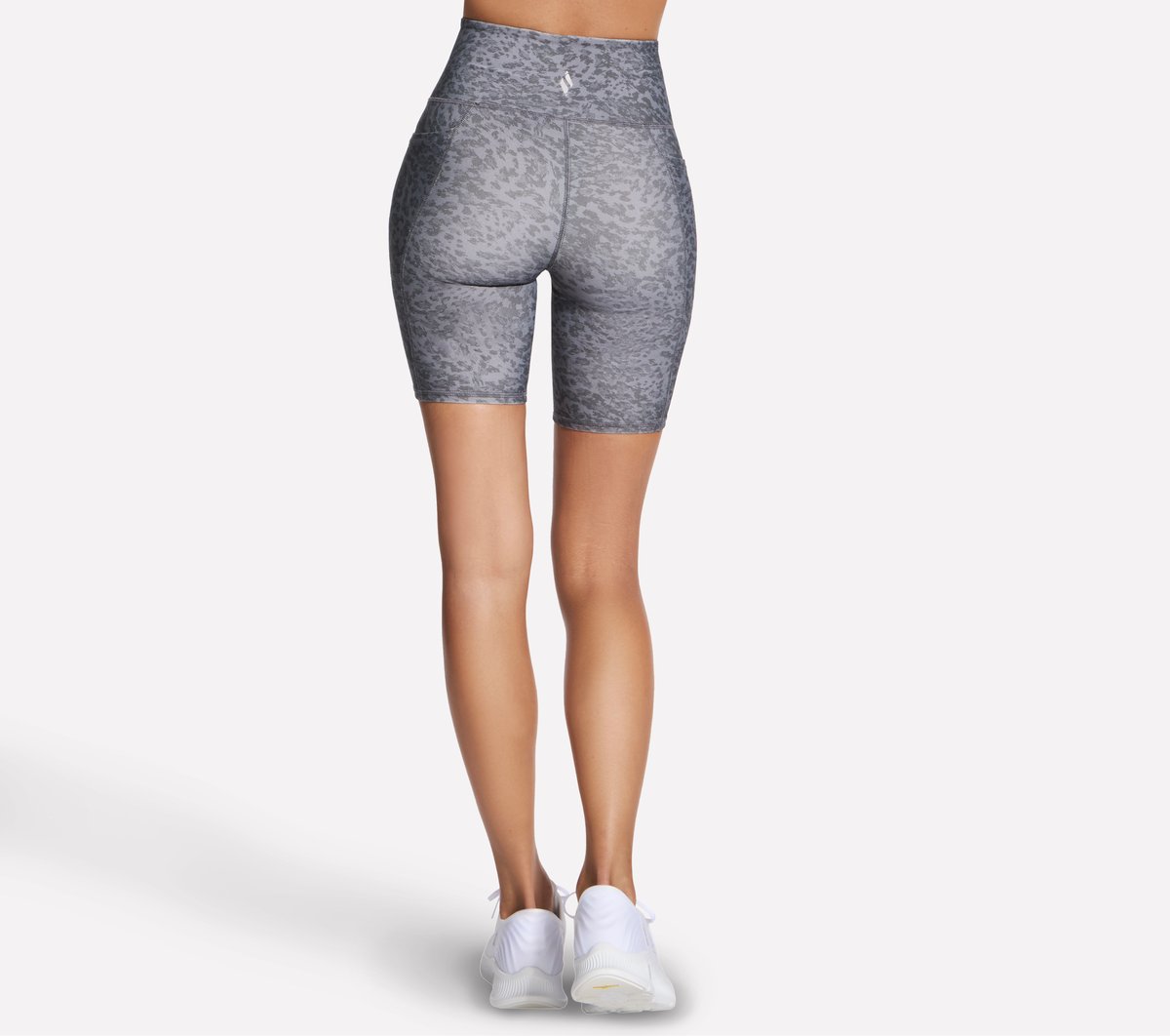 Women GO FLEX Printed High Waisted 8 Inch Bike Short