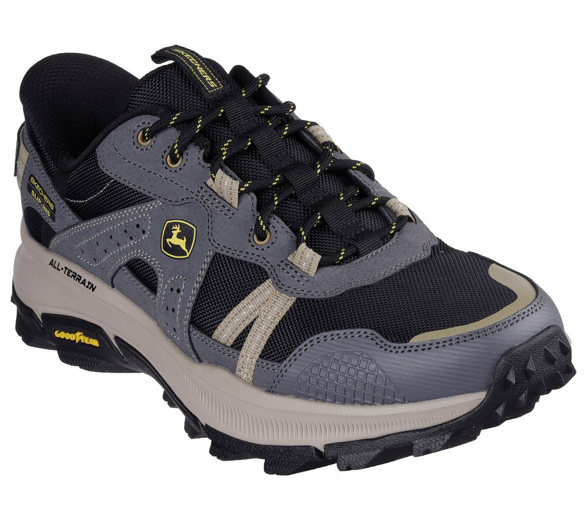 Men Slip-ins John Deere Relaxed Fit: Equalizer 5.0 Trail - Harvest