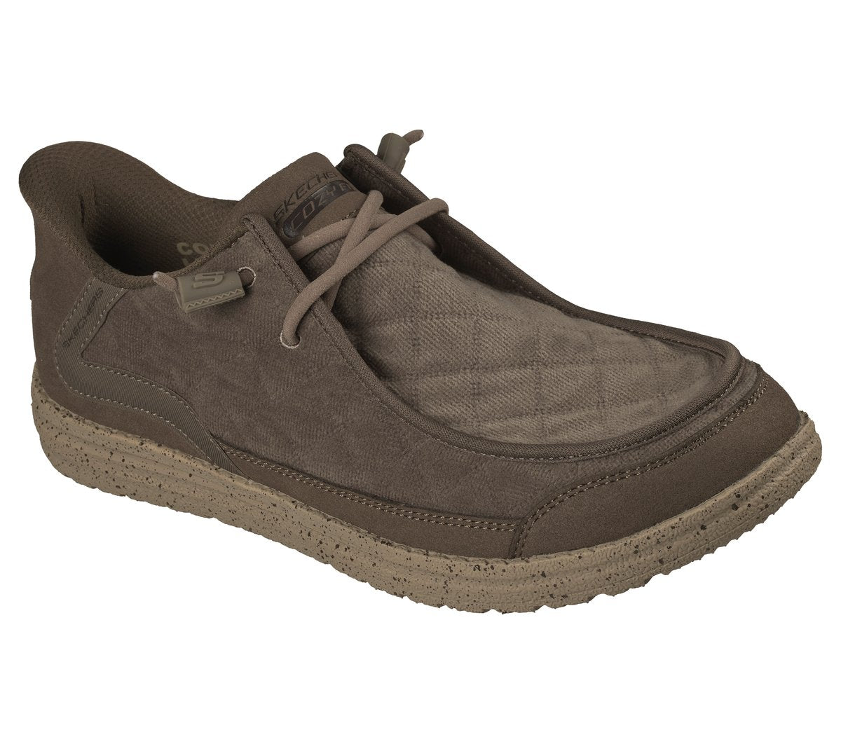 Men Slip-ins Relaxed Fit: Melson - Cozy Fit Diamond Moc