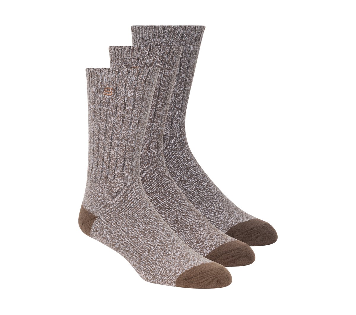 Men Super Soft Boot Crew Socks - 3 Pack
