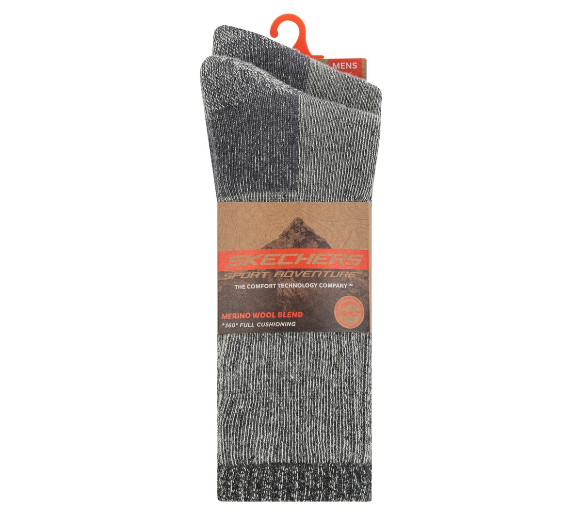 Men 2 Pack Men's Crew Wool Socks