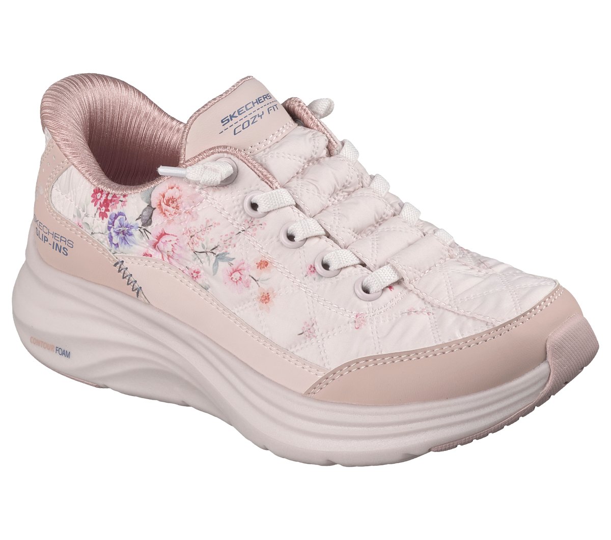 Kids Slip-ins: Contour Foam - Cozy Fit Gentle Bloom