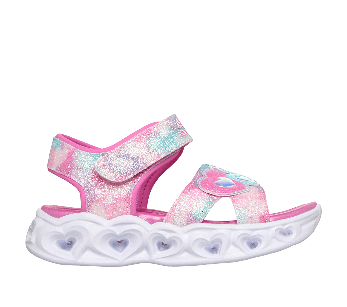 Kids S-Lights: Heart Lights Sandal - Heart Beam