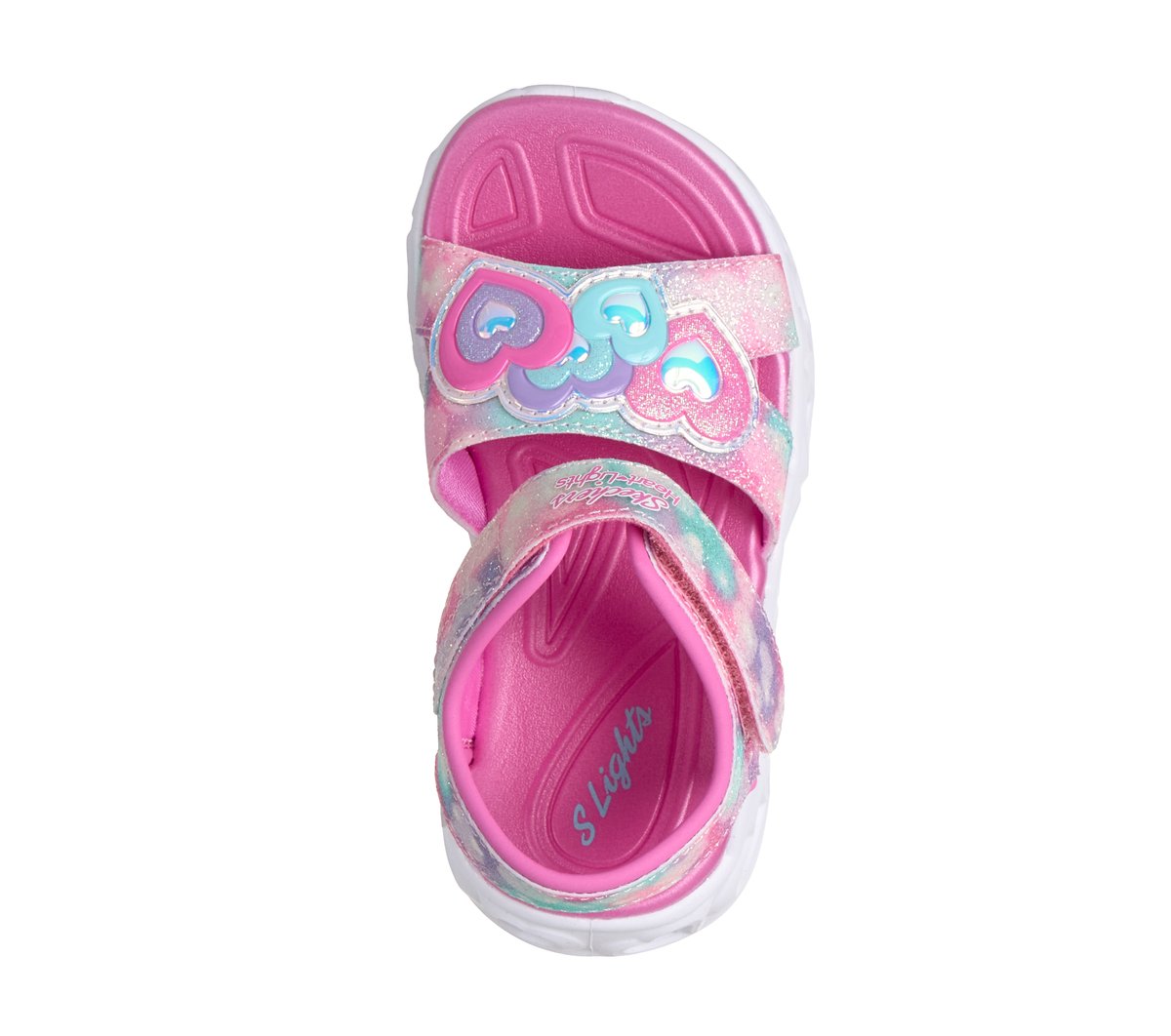 Kids S-Lights: Heart Lights Sandal - Heart Beam