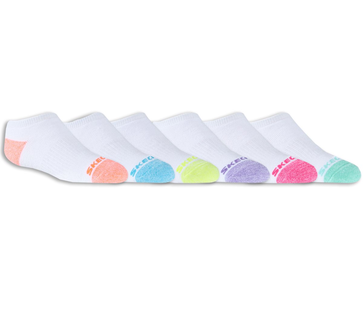 Kids 6 Pack Low Cut Walking Socks